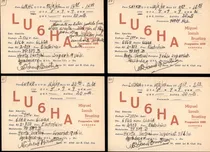 Comprar 18 Tarjetas Qsl - Lu6ha A Otros (febrero Y Marzo De 1947)