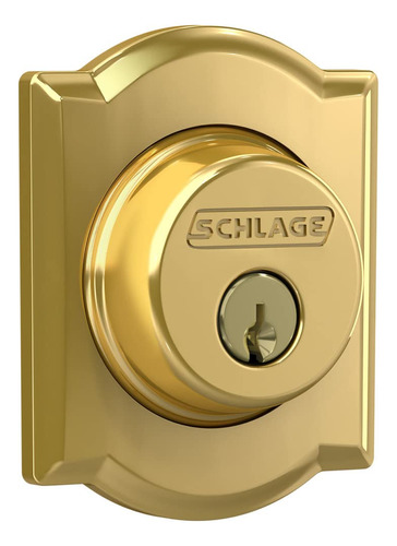 Schlage B60 N Cam 605 - Cerrojo Con Moldura Camelot, Llave D