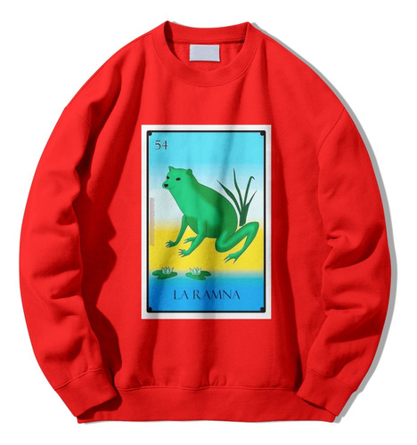 Sudadera Cr  Perrito Chemms Loteria Rana M1- Niño Adult Xxl