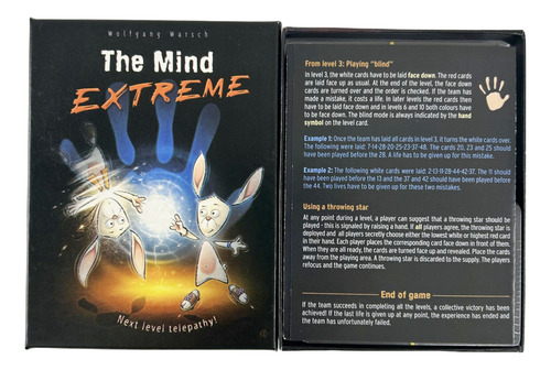 Juego De Mesa The Mind Card Game Party Puzzle Team Qk