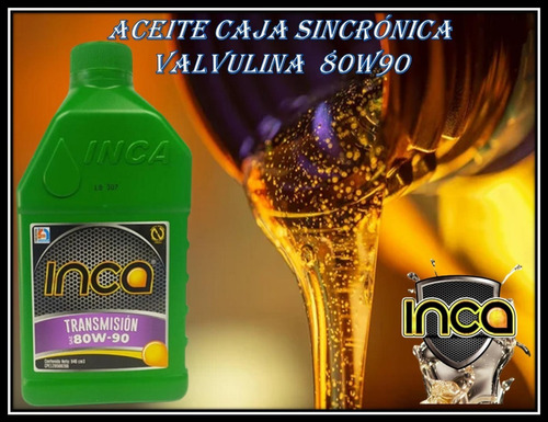 Aceite Caja Sincrónica Valvulina  80w90 Inca