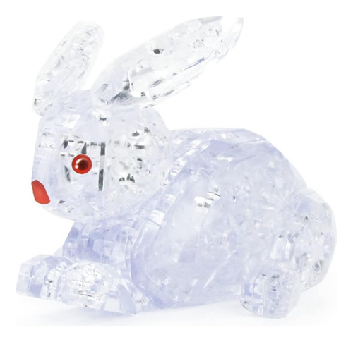 ~? Original Rabbit 3d Crystal Puzzle - Big Ear Animal Assemb