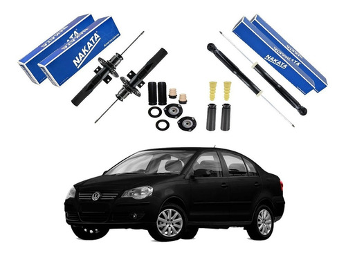 Kit 4 Amortecedor Original Diant Tras Polo Sedan 1.6 04