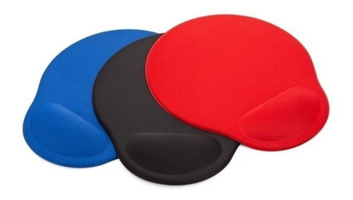 Mouse Pad Preto Ergonômico Neoprene Pulso Escritorio