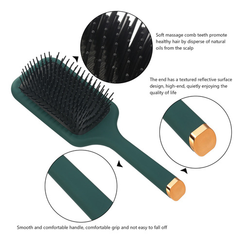 Cepillo De Masaje Para Desenredar El Cabello Rizado Y Liso