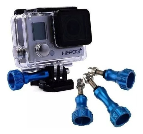 Kit De 3 Piezas De Aluminio Tornillos Para Camaras Gopro