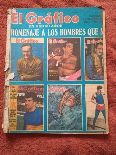 Revista El Gráfico En Sus 50 Años 6 1969 N2592