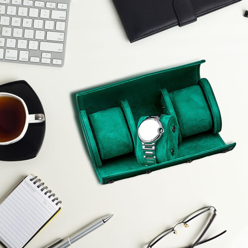 Np Cilindro Almacenamiento Reloj Estiloc-verde