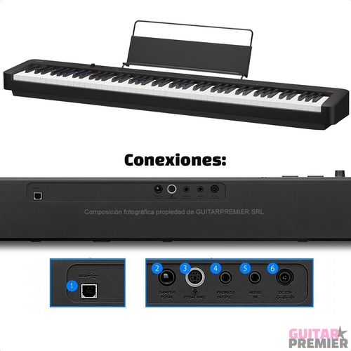 Piano Casio Cdps150 88 Teclas Accion Martillo Banqueta Pie