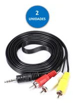 Comprar Cable Audio Estereo Plug 3.5mm Macho A Rca Audio Video 3mts