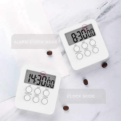 Reloj Temporizador Digital Magnético Con Alarma De Cuenta Re