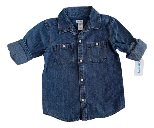 Camisas jeans para niños hot sale