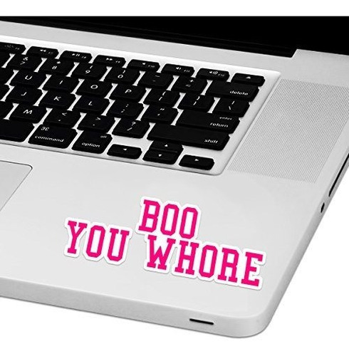 Pegatina Trackpad  Boo You Whore 