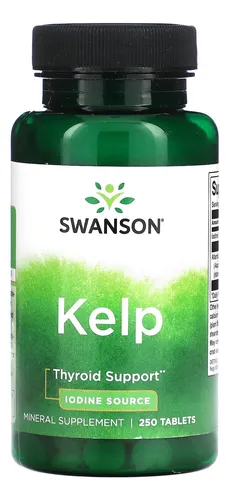 Swanson, Kelp, 250 Cáps