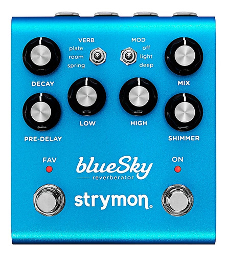 Strymon Bluesky Reverberator Pedal V2 Novo C/ Nf Garantia