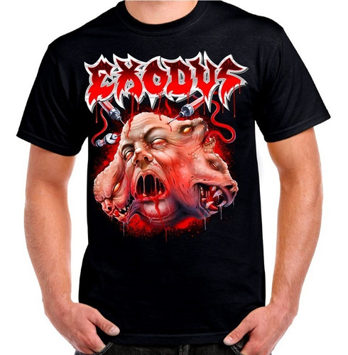 Exodus Faces Polera Estampada Dtg