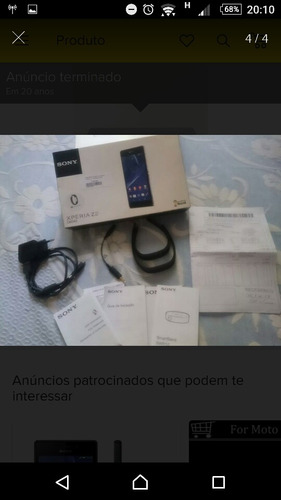 Imagem 1 de 4 de Sony Xperia Z2 - Usado / Conservado