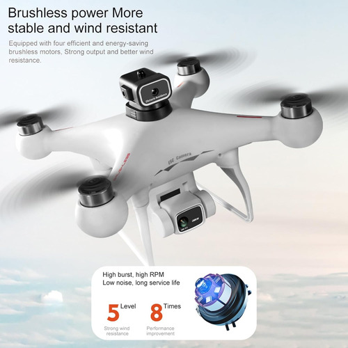 Dron S116 Con Cámara 4k Para Adultos, Cuadricóptero Rc Con E