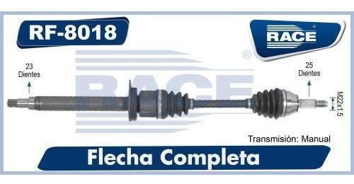 Flecha De Velocidad Constante Race Ford Courier 2000-2004