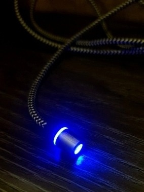 Cable Magnético Carga Rápida Android iPhone Transmi Data 3a