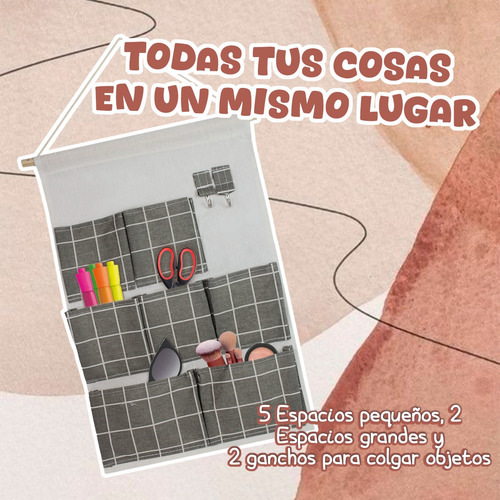 Organizador Colgante Impermeable Accesorio Multiusos Chico