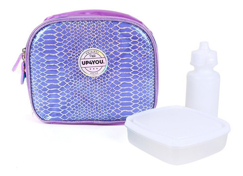 Lancheira Infantil Luxcel Petit Up4you Sereia Feminina -roxo