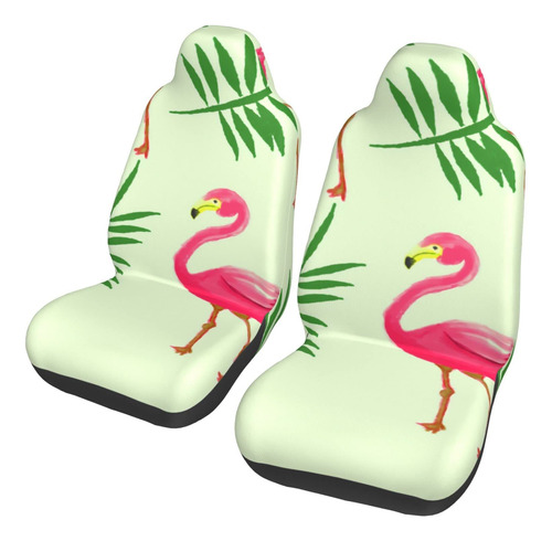 Funda Asiento Coche Estampado Flamenco Hoja 2 Pieza Para