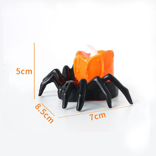 R Decoraciones Plásticas De Halloween Con Luz De Vela Led