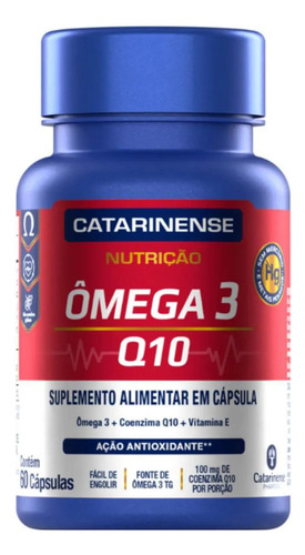 Ômega 3 Q10 - 60 Cápsulas Catarinense Nutrição