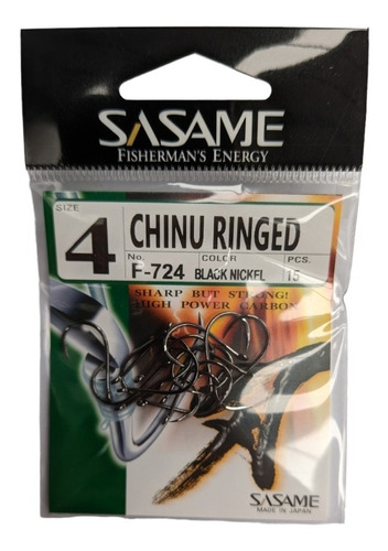 Anzuelo Sasame Chinu Ringed Boga Carpa Variada N4