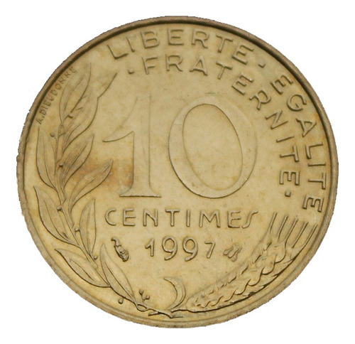 Moneda De Francia 10 Centimes 1997- Km 929 - Sin Circular