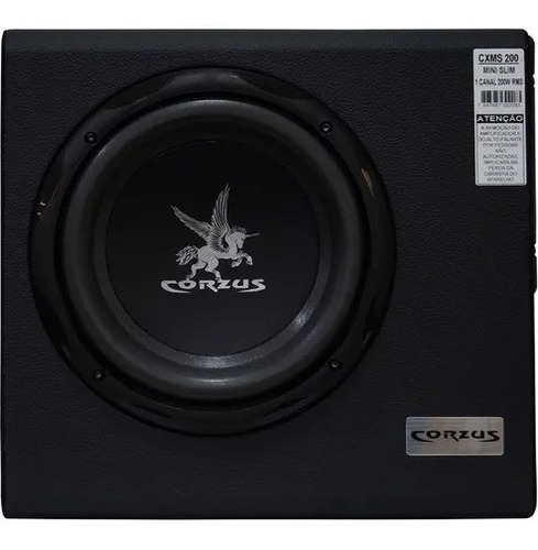 Caixa Mini Slim Corzus Amplificada 200w Rms Cxms200
