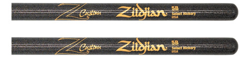 Baqueta Zildjian Z Custom 5b Black Chroma Em Hickory Z5bcbz 5b
