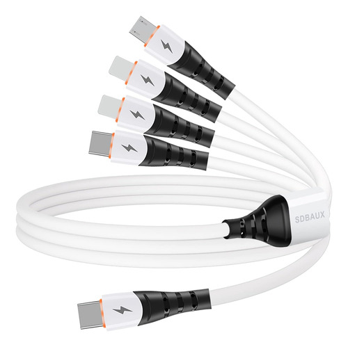 Cable De Carga Sdbaux Multi Usb C, Usb C A 4 En 1, Múltiple