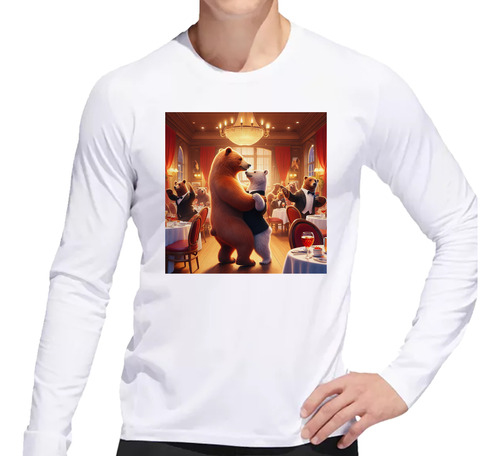 Remera Hombre Ml Osos Elegantes Bailando Tango