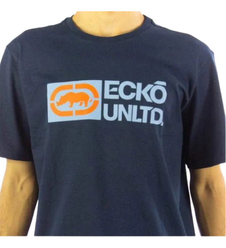 Camiseta Ecko Unlimited Manga Curta Original 100% Algodão 