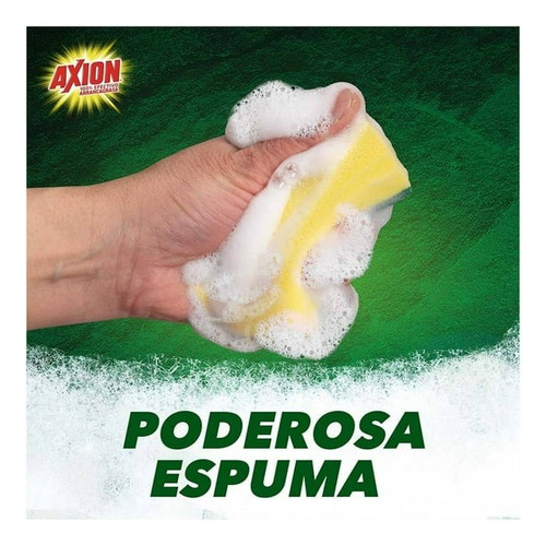 Lavatrastes Líquido Axion Limón 100% Efectivo Arrancagrasa