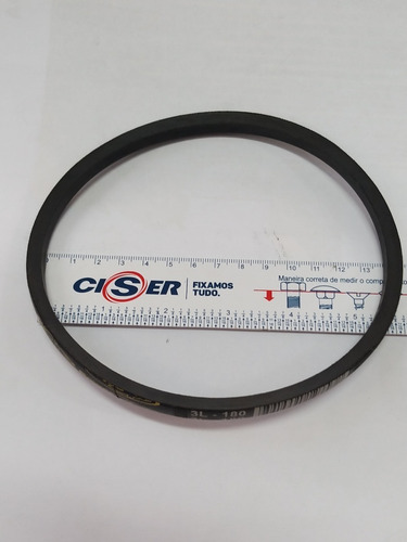 Imagem 2 de 4 de Kit 2 Correia Em V 3l 180 Lavadora Maquina Industrial