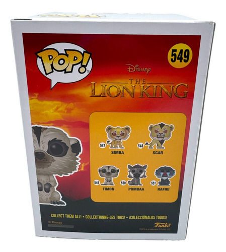 The Lion King Timon Flocked #549 Funko
