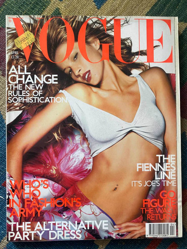 Revista Vogue British April 2001 Gisele Bundchen