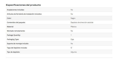 Deposito Bomba Direccion Oem: 26048008