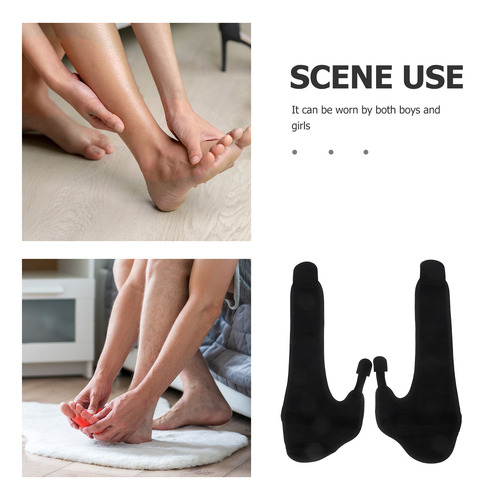 1 Par De Correas Alisadoras Hallux Corrector Con Separador D