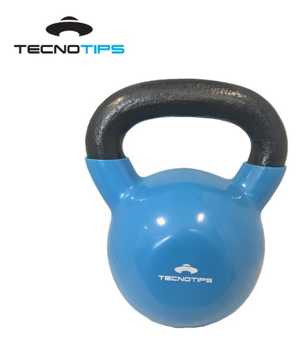Imagen 2 de 8 de Pesas Rusas Kettlebell 16 Kg Hierro Fundición Recubierta