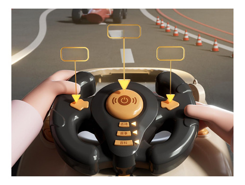 Simulador De Conducción De Coches Con Volante De Juguete