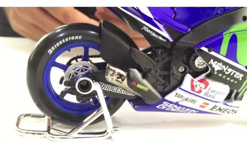 Moto Valentino Rossi 46 Escala 1:18 Gp 2016 Color Azul