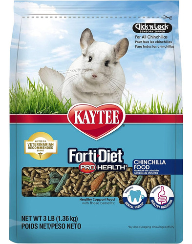 Kaytee Forti-diet Pro Health Chinchilla Alimento 3lb