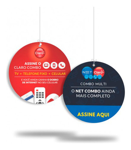 10x Mobile Promocional Teto 30x30cm Pvc Personalizado 