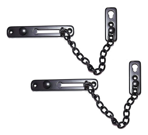 . 2 Piezas Cadena Antirrobo Cadena De Seguridad For Puertas