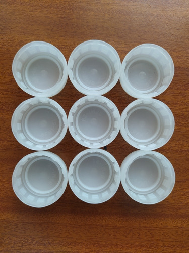 Imagen 2 de 5 de Tapas Plásticos De 28mm Con Precinto.