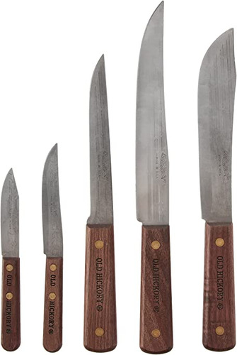 Ontario Knife Co. Juego De 5 Cuchillos De Nogal Americano A